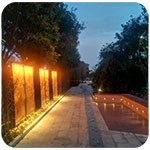 公園雕塑景觀(guān)亮化怎樣做？——洗墻燈如何安裝固定？